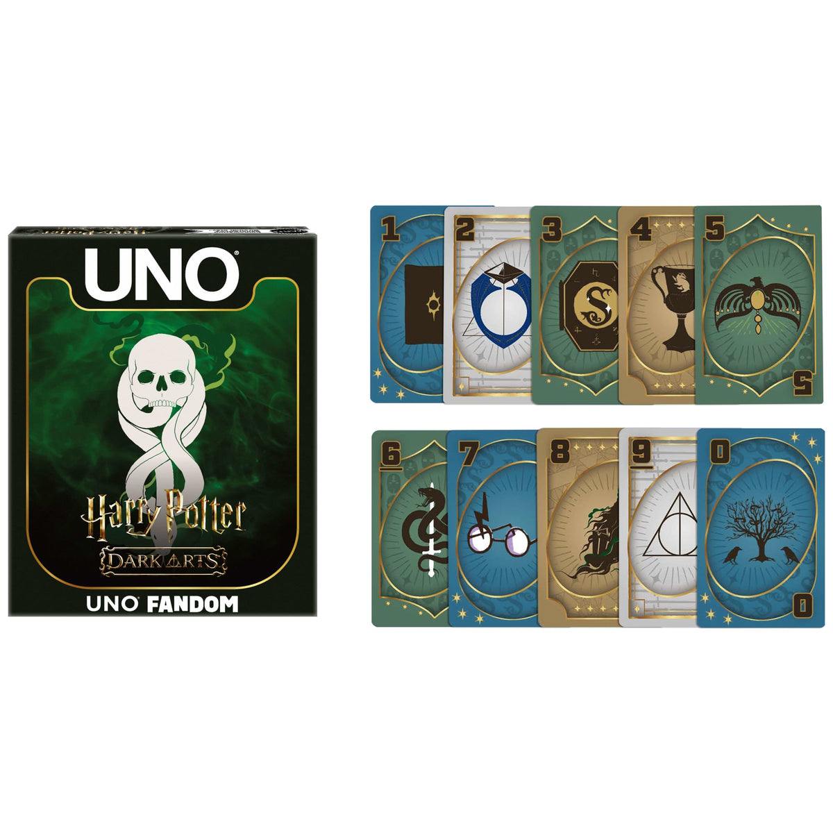 UNO Harry Potter Fandom Dark Arts