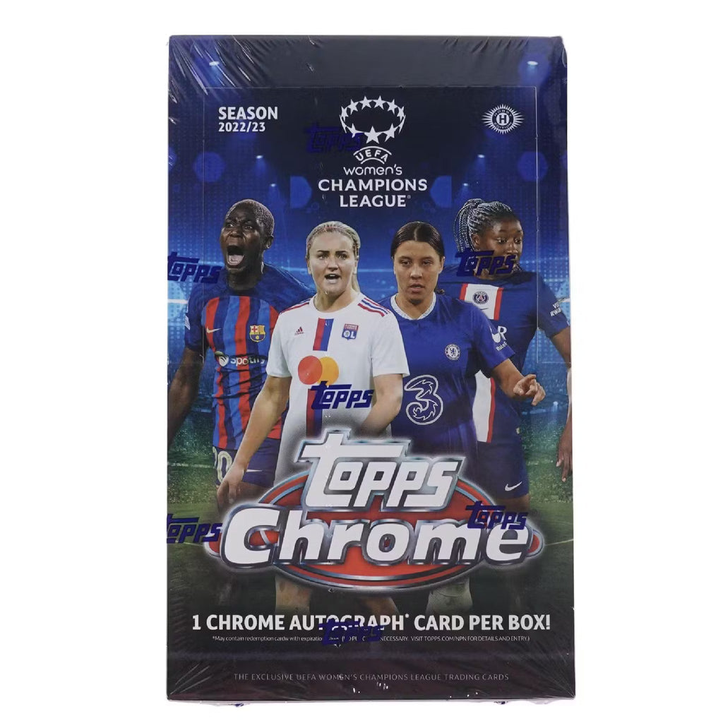 2022/23 Topps Chrome UEFA Women's Champions League Soccer Hobby Box