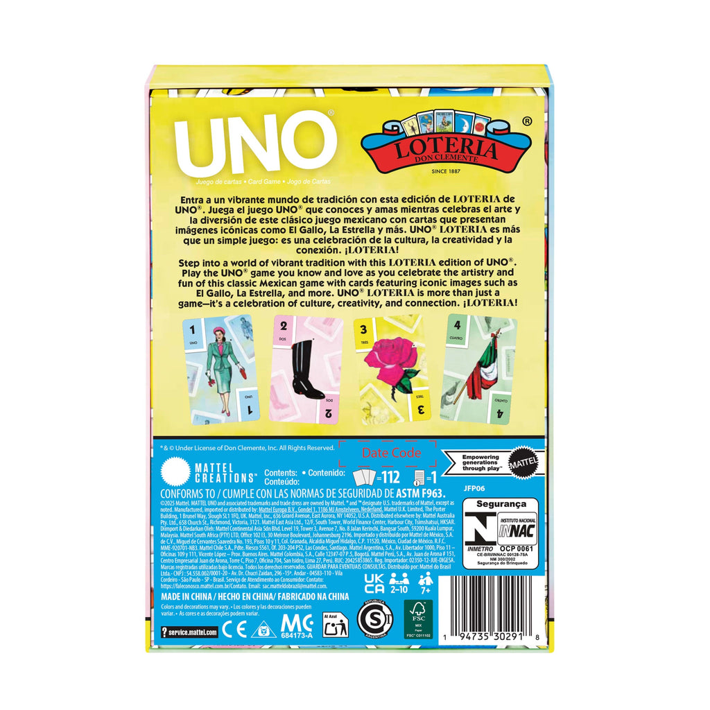 UNO Canvas Loteria