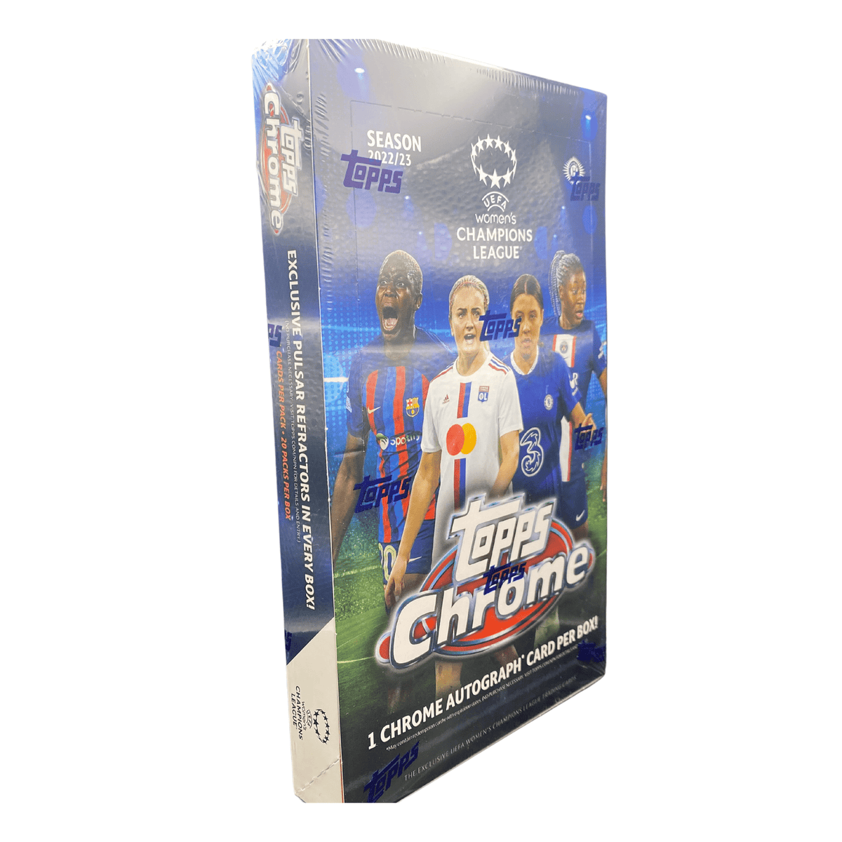 2022/23 Topps Chrome UEFA Women's Champions League Soccer Hobby Box