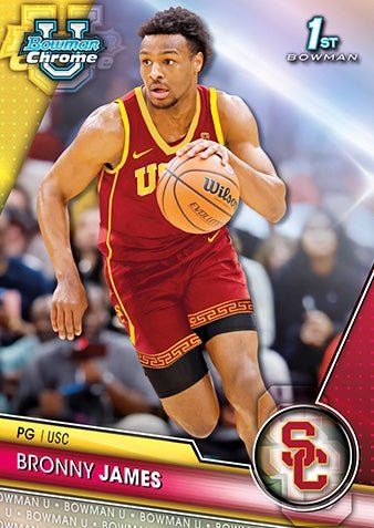 2023/24 Bowman Chrome University Basketball Breakers Delight Box (Fall Sale)