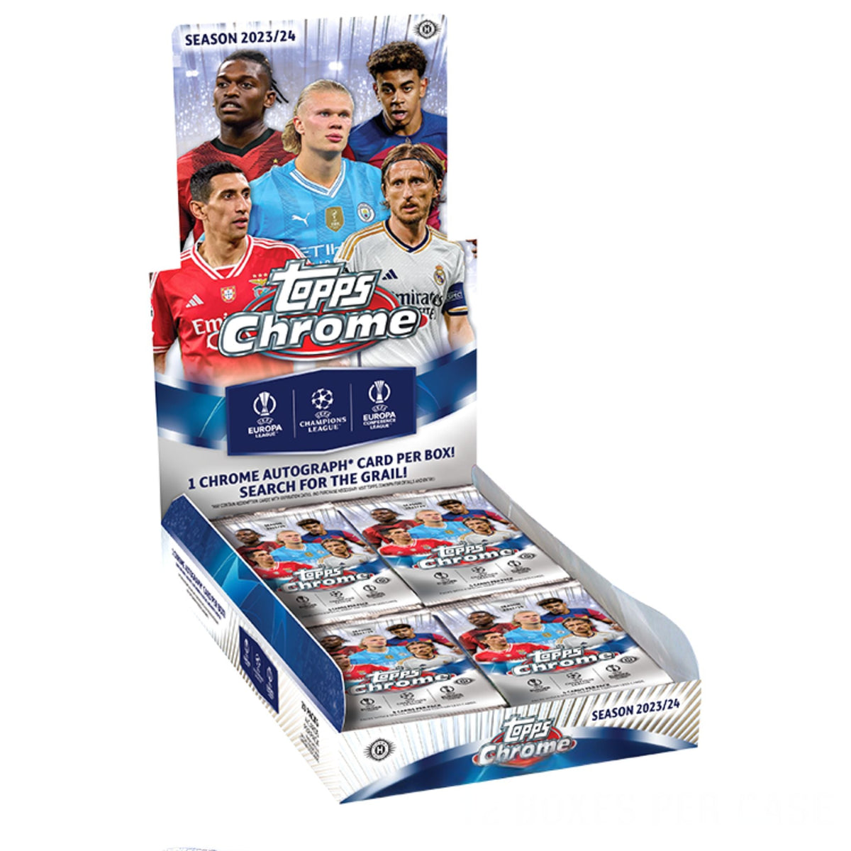 2023/24 Topps Chrome UEFA Club Competitions Soccer Hobby Box