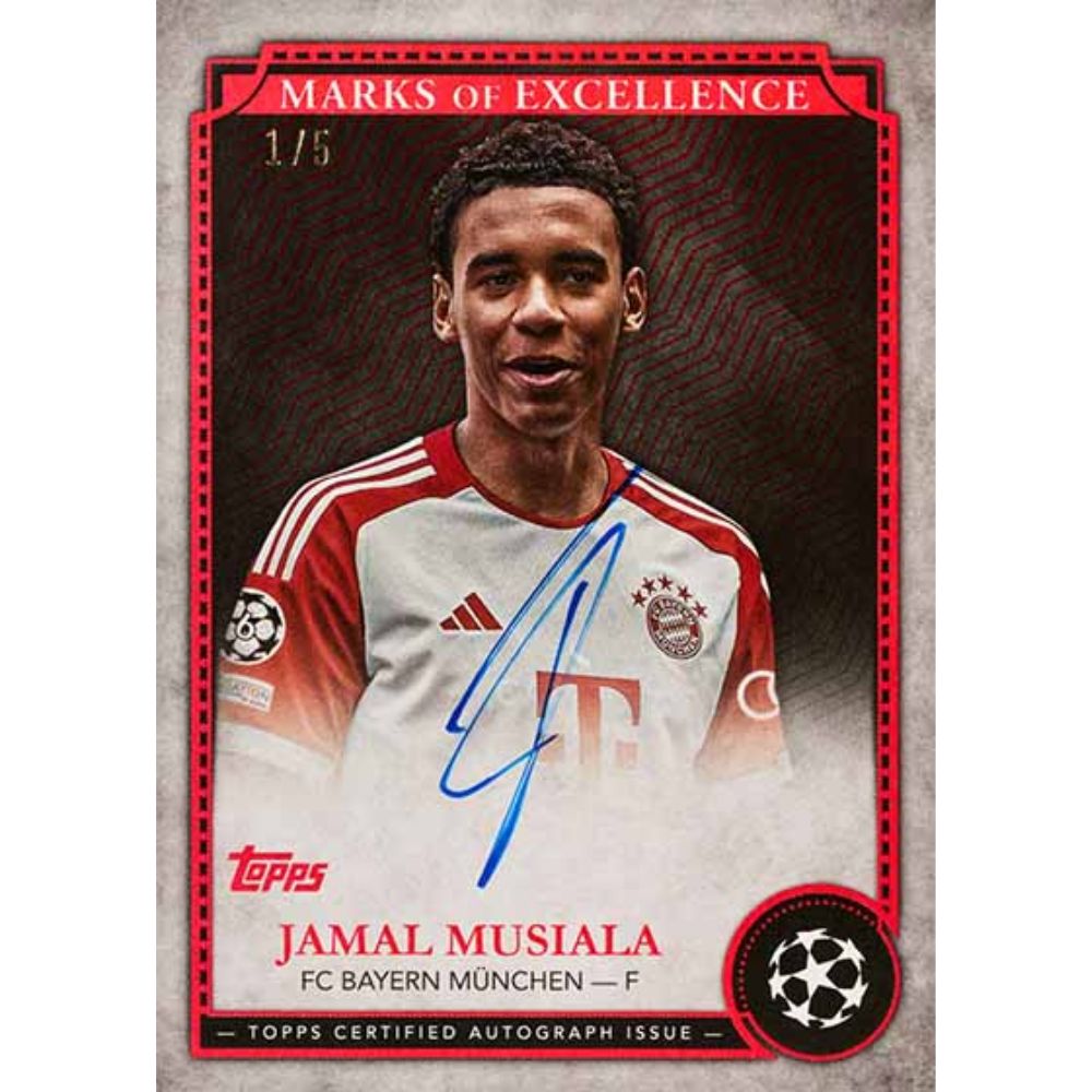 2024/25 Topps Chrome UEFA Club Competitions Soccer Blaster Box