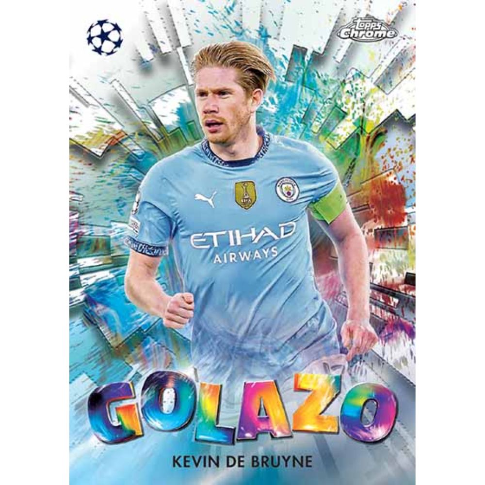 2024/25 Topps Chrome UEFA Club Competitions Soccer Blaster Box