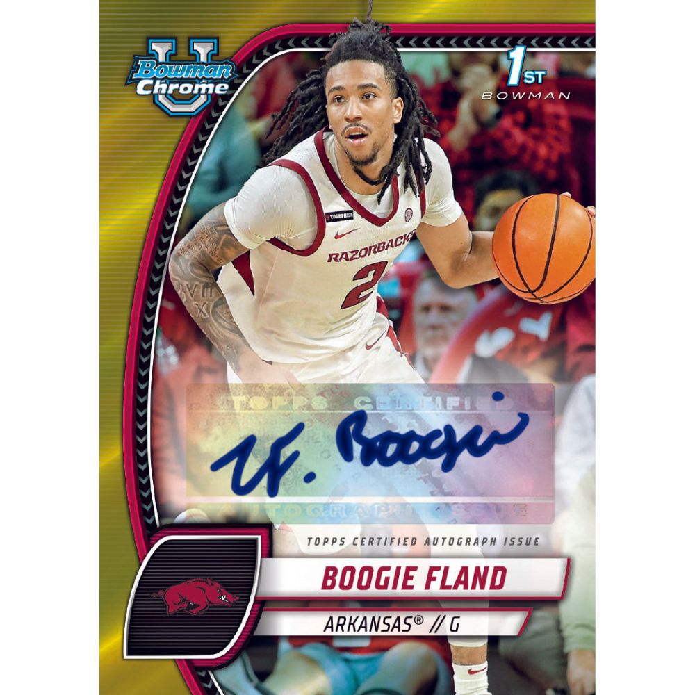 2024/25 Bowman Chrome University Basketball Mega Box