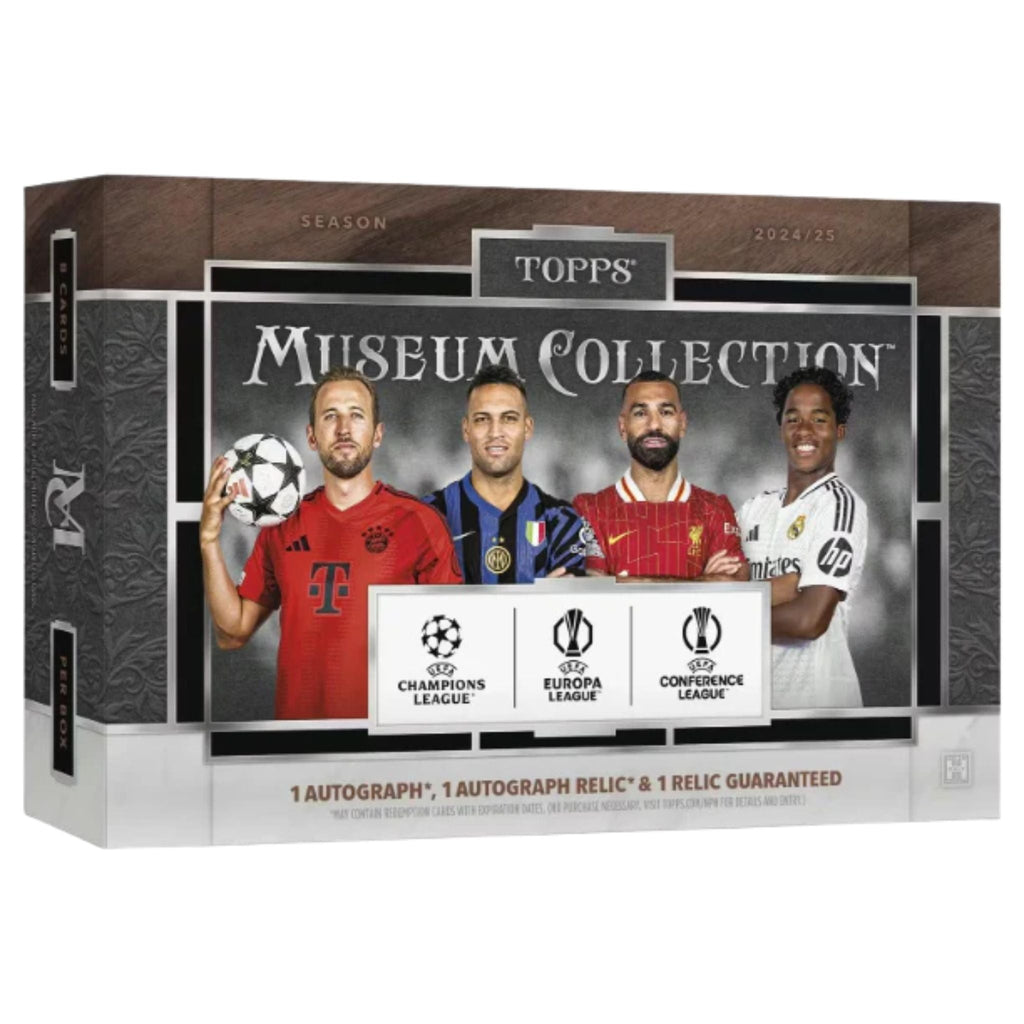 2024/25 Topps Museum Collection UEFA Club Competitions Soccer Hobby Box (Fall Sale)