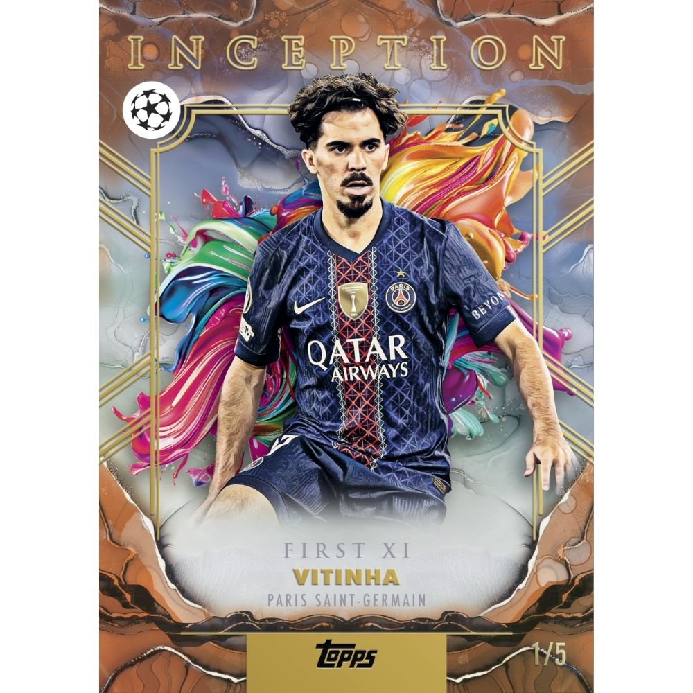 2025/26 Topps Inception UEFA Club Competitions Soccer Hobby Box