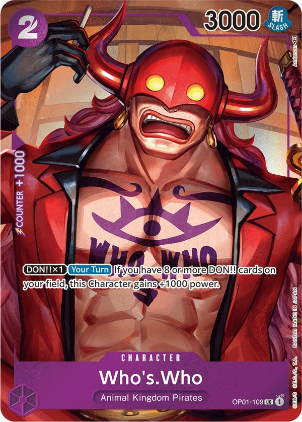 Who's.Who (Box Topper) - OP01-109