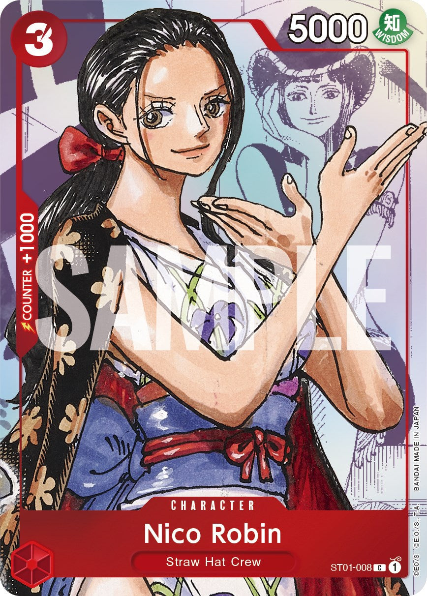 Nico Robin - ST01-008 (Alternate Art) - ST01-008