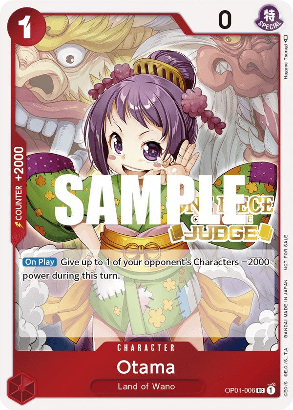 Otama (Judge) - OP01-006 - (One Piece Promotion Cards)