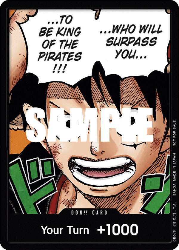 DON!! Card (Monkey.D.Luffy) (1st Anniversary DON!! Card Pack) - - (One Piece Promotion Cards)