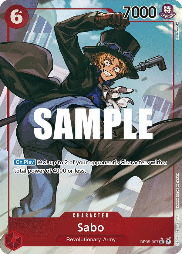 Sabo (007) (Alternate Art) - OP05-007 - (Awakening of the New Era)