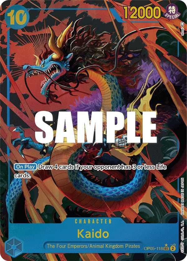 Kaido (118) (Alternate Art) - OP05-118 - (Awakening of the New Era)