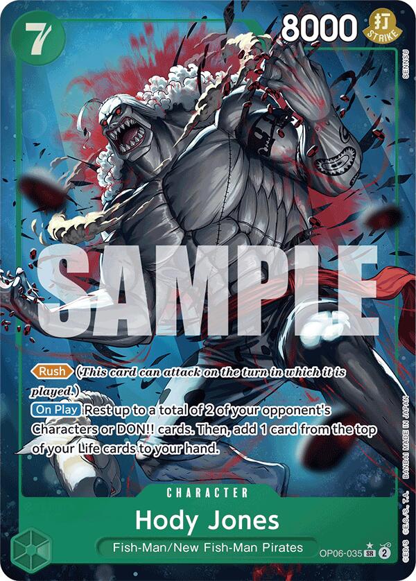 Hody Jones (Alternate Art) - OP06-035