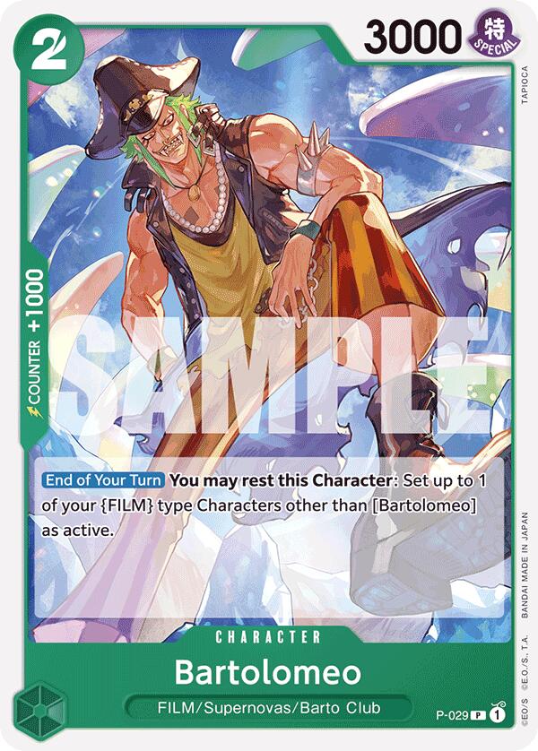 Bartolomeo (P-029) (Reprint) - P-029 - (Premium Booster -The Best-)