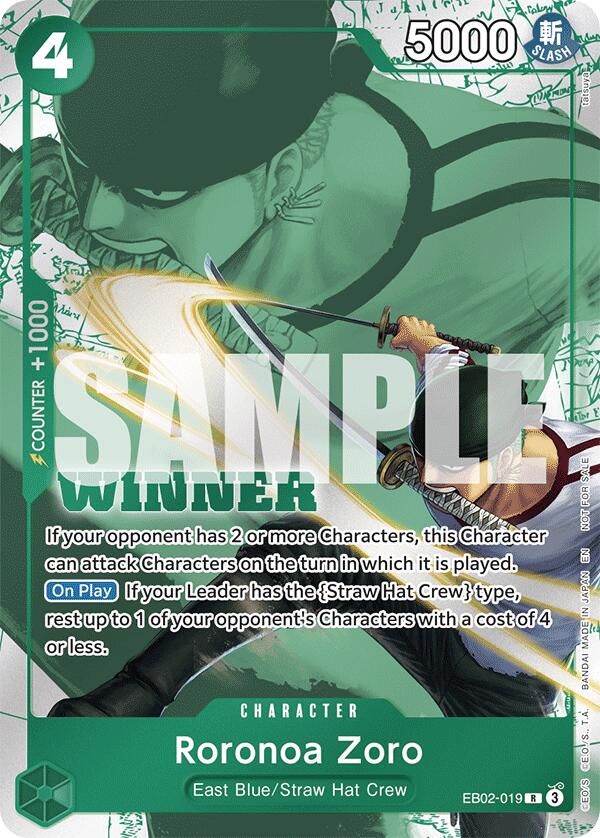 Roronoa Zoro (Winner Pack 2025 Vol. 3) - EB02-019