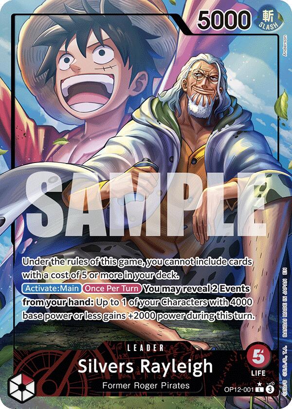 Silvers Rayleigh (Alternate Art) - OP12-001