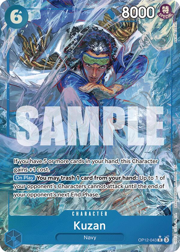 Kuzan (043) (Alternate Art) - OP12-043