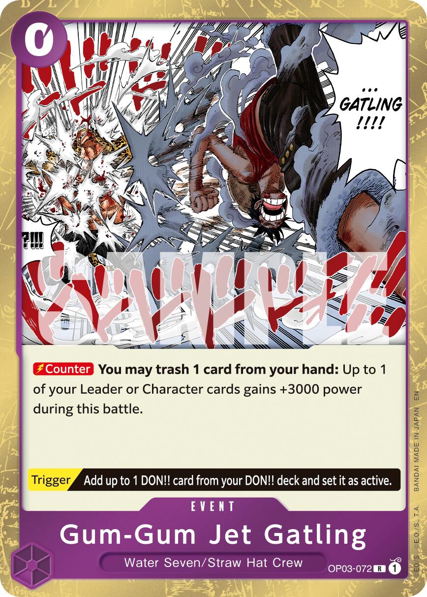 Gum-Gum Jet Gatling (Reprint) - OP03-072