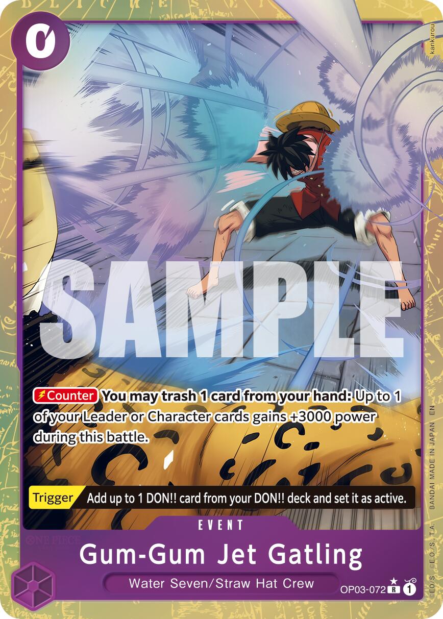 Gum-Gum Jet Gatling (Alternate Art) - OP03-072
