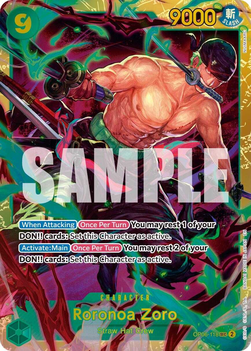 Roronoa Zoro - OP06-118 (Reprint) - OP06-118
