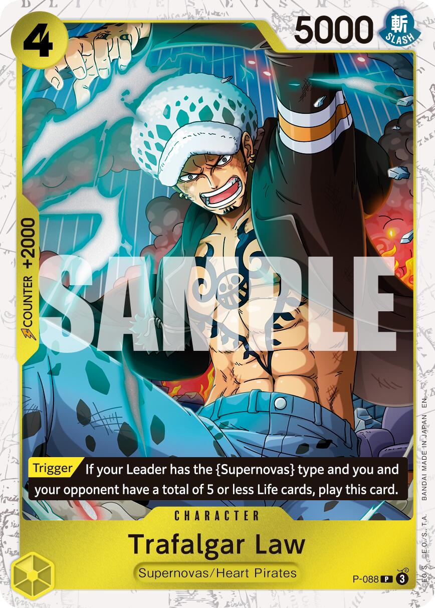 Trafalgar Law - P-088 (Pirate Foil) - P-088