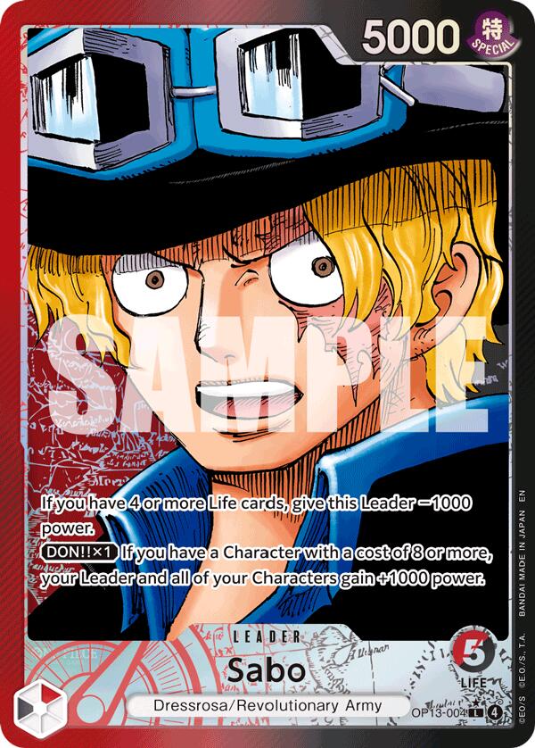 Sabo (004) (Alternate Art) - OP13-004