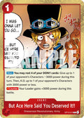 But Ace Here Said You Deserved It!! - OP13-019