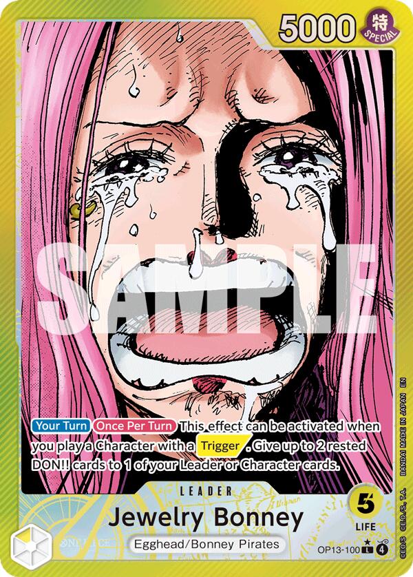 Jewelry Bonney (100) (Alternate Art) - OP13-100