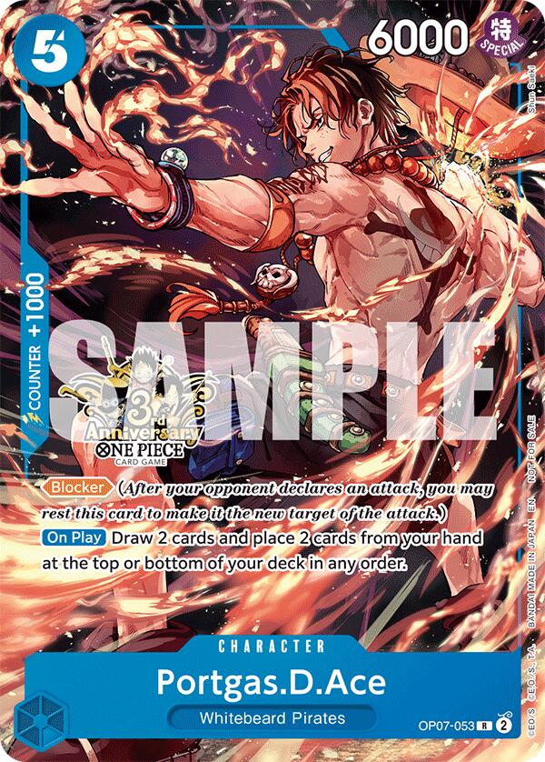 Portgas.D.Ace - OP07-053 (3rd Anniversary Tournament 3 Brothers Pack) - OP07-053