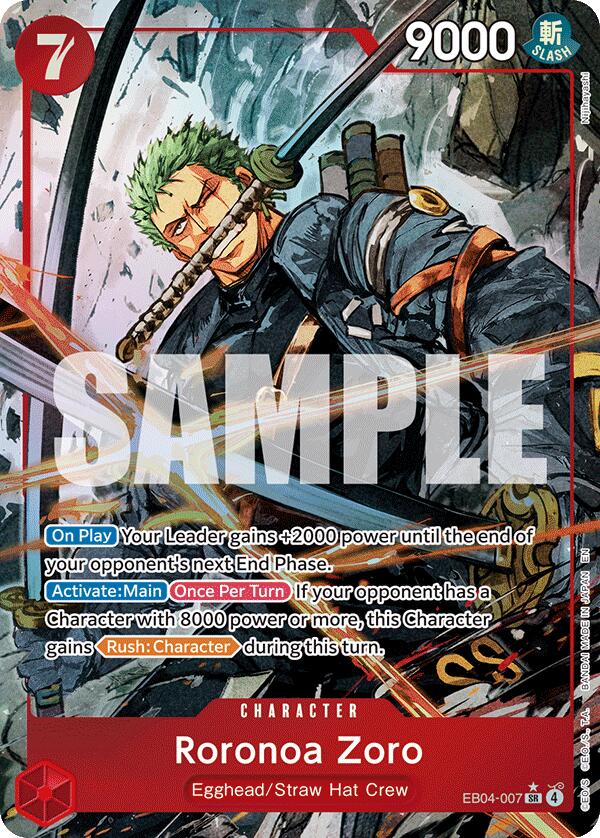 Roronoa Zoro (EB04-007) (Alternate Art) - EB04-007