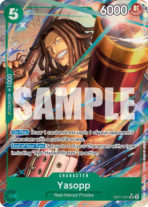 Yasopp (Alternate Art) - OP17-031
