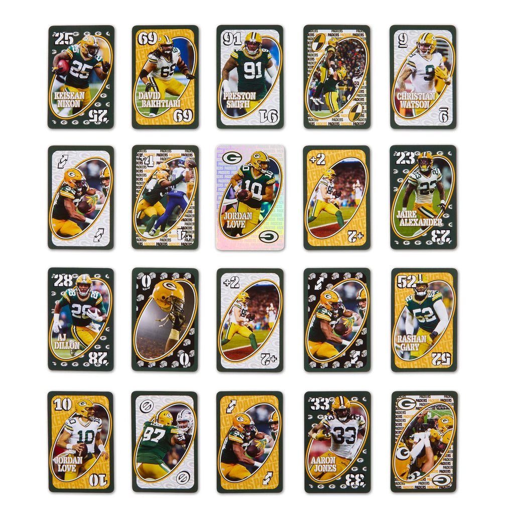 UNO Fandom NFL Green Bay Packers Game Deck