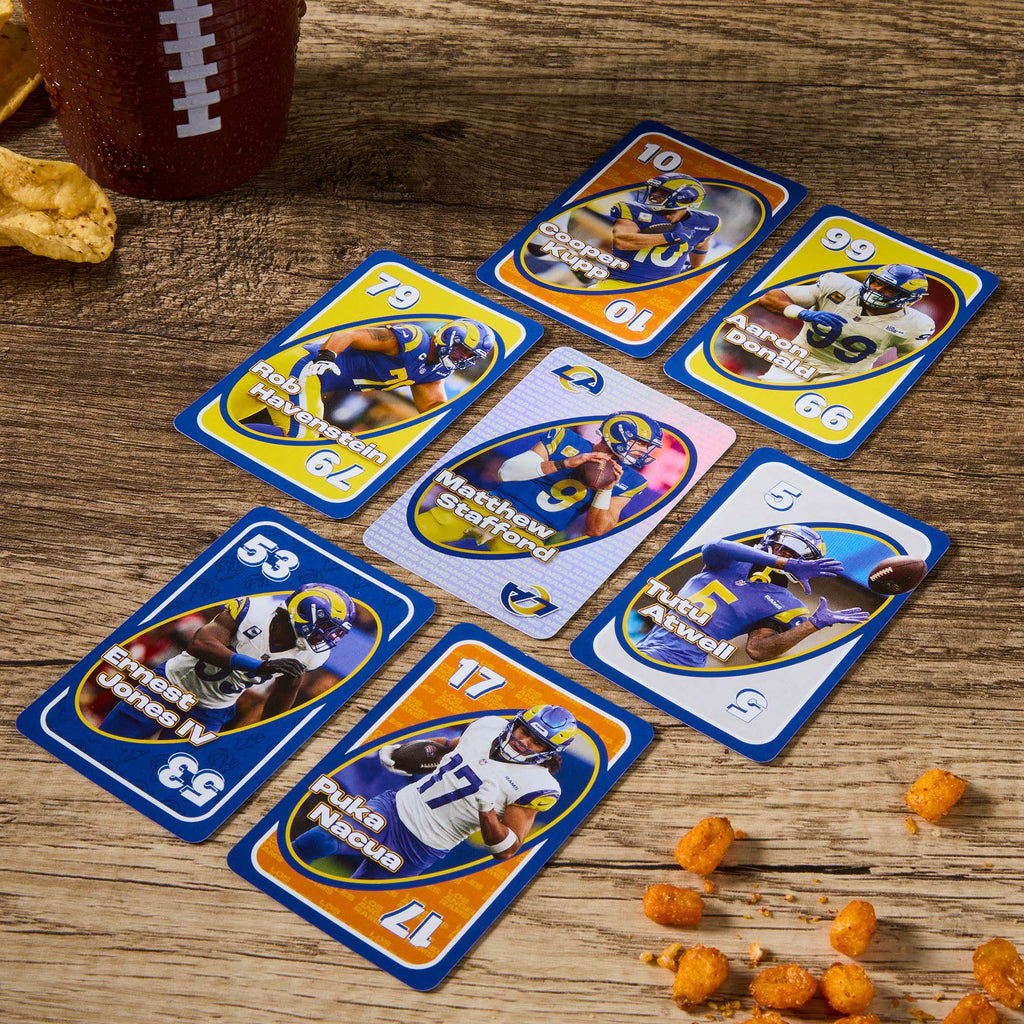 UNO Fandom NFL Los Angeles Rams Game Deck