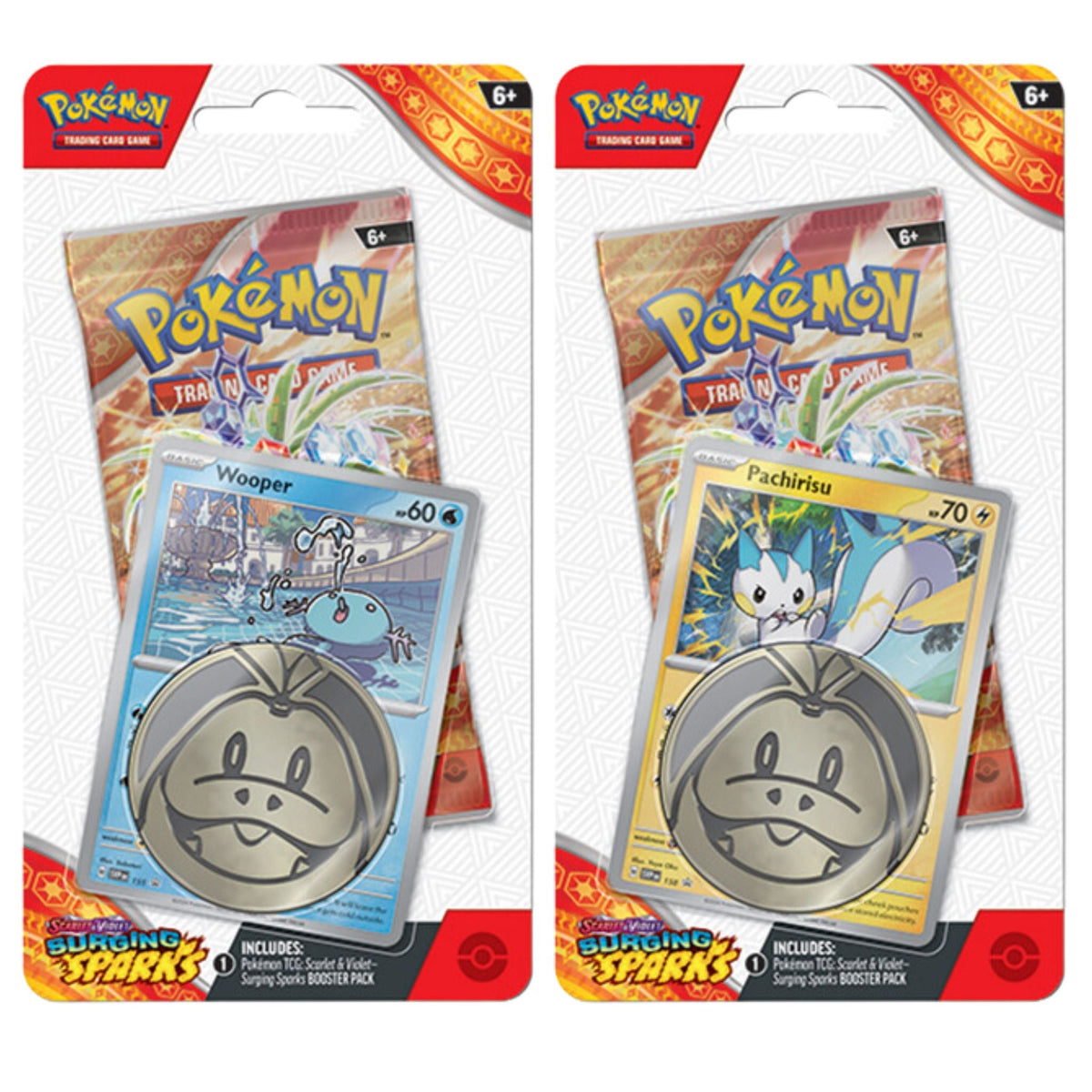 Pokemon Scarlet & Violet Surging Sparks Checklane Blister Pack