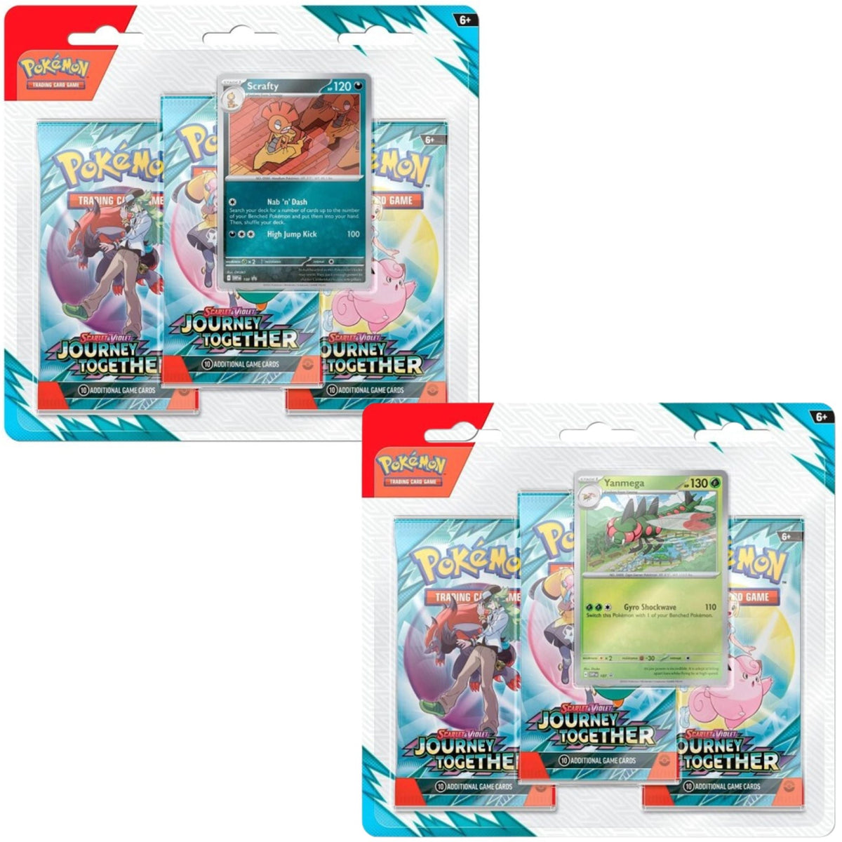 Pokemon Scarlet & Violet Journey Together 3-Pack Booster Blister