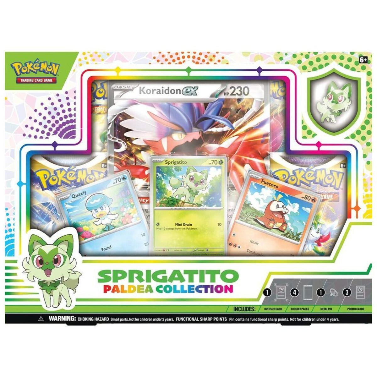 Pokemon Paldea Collection Sprigatito / Koraidon Ex