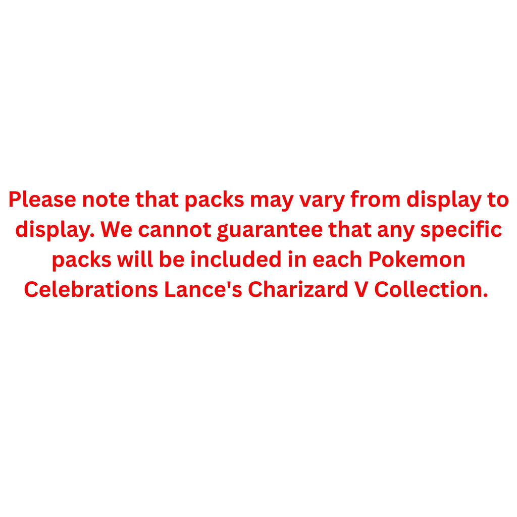 Pokemon Celebrations Lance's Charizard V Collection