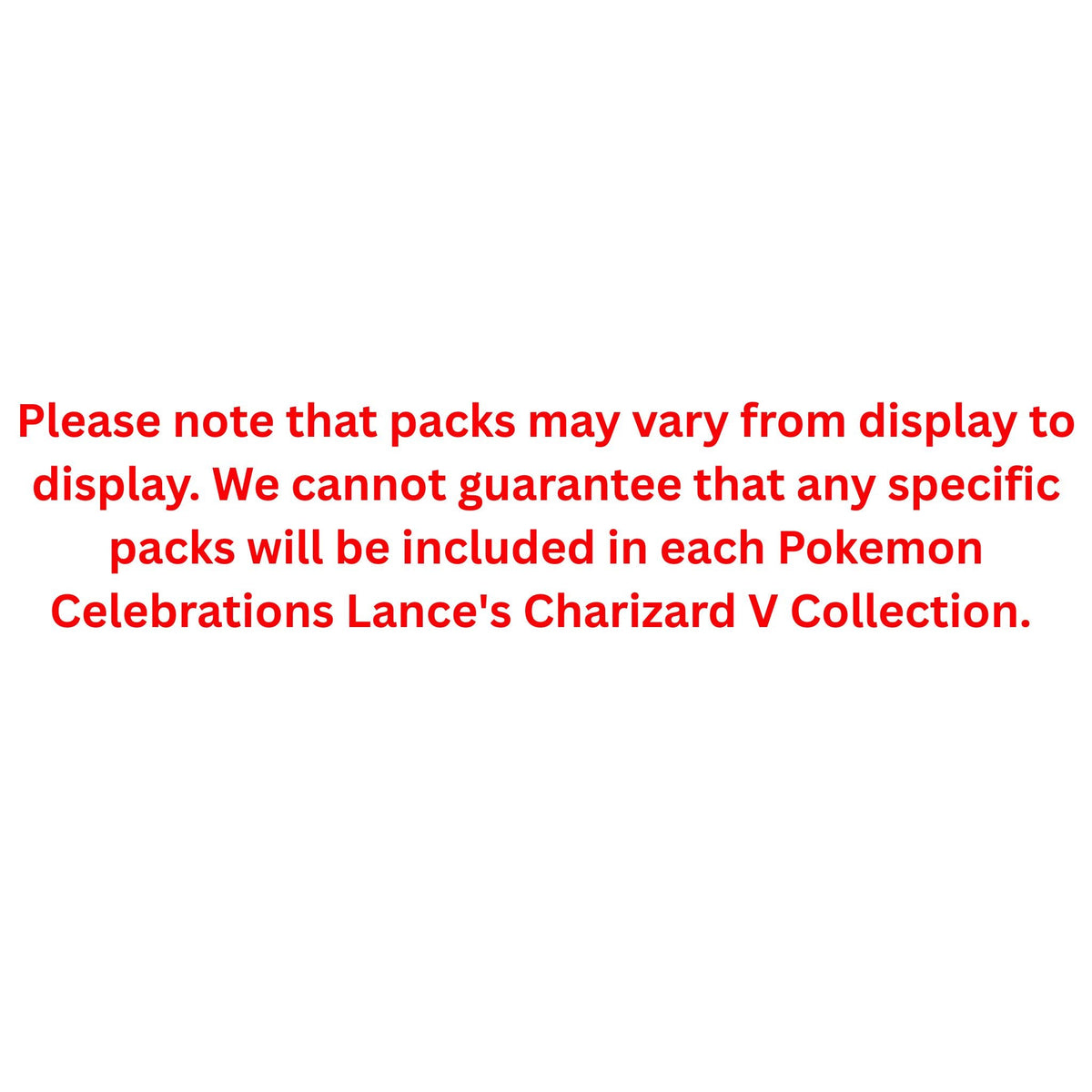 Pokemon Celebrations Lance's Charizard V Collection