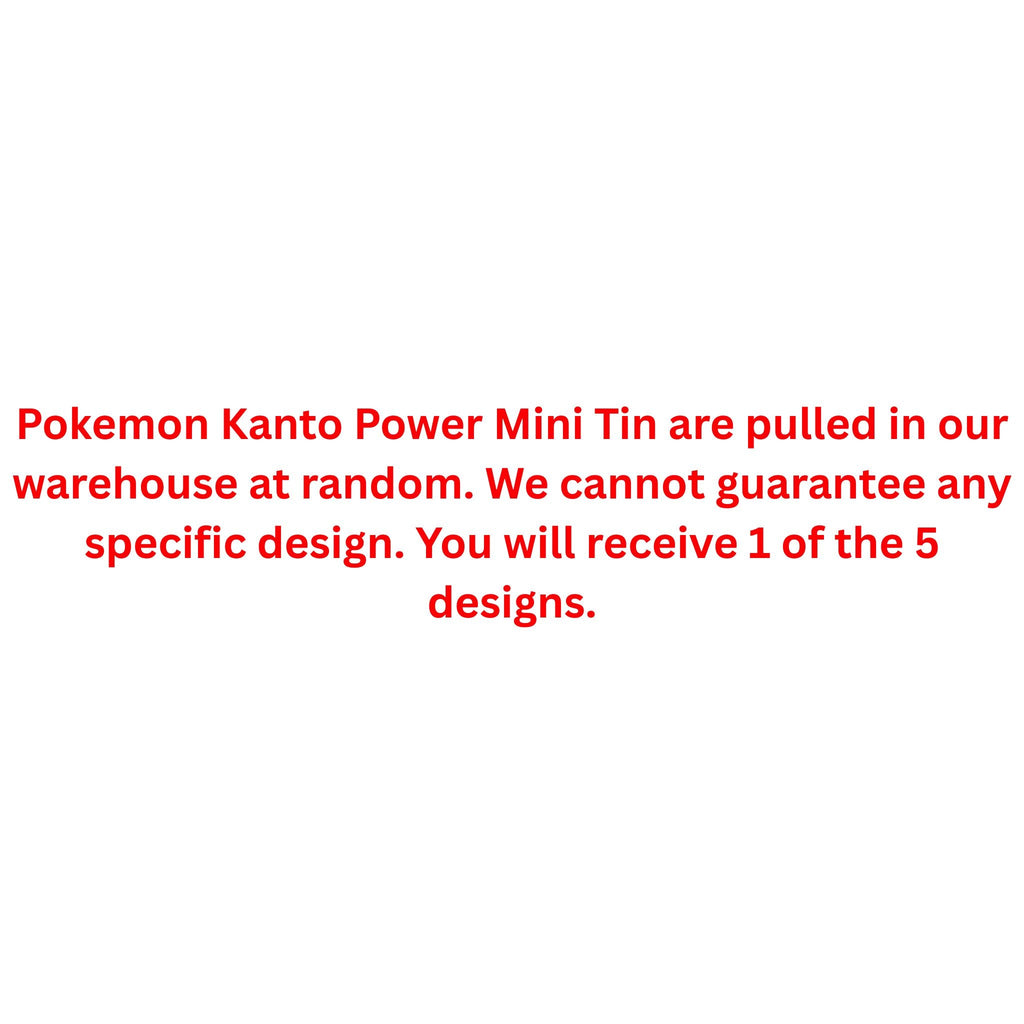 Pokemon Kanto Power Mini Tin