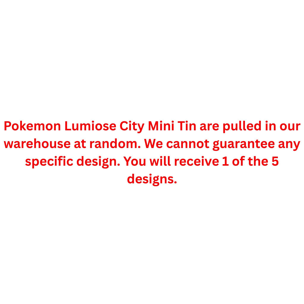 Pokemon Lumiose City Mini Tin