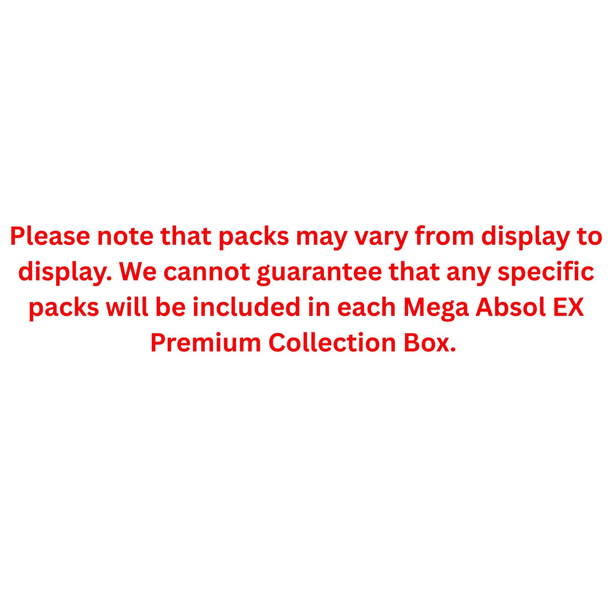Pokemon Mega Absol Ex Premium Collection Box