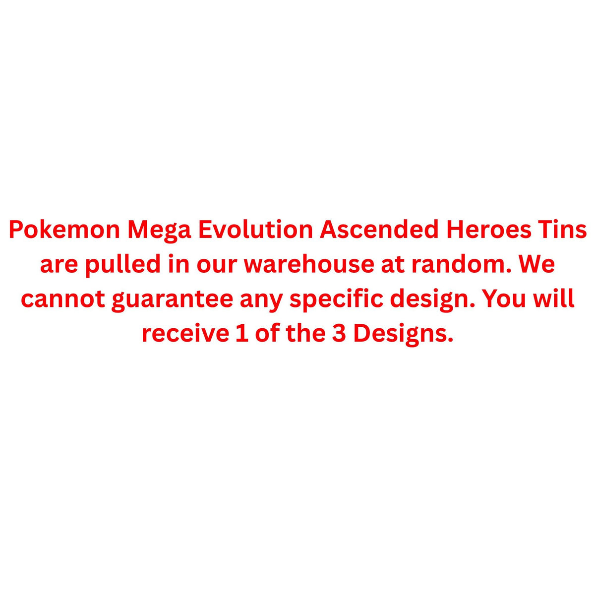 Pokemon Mega Evolution Ascended Heroes Tin