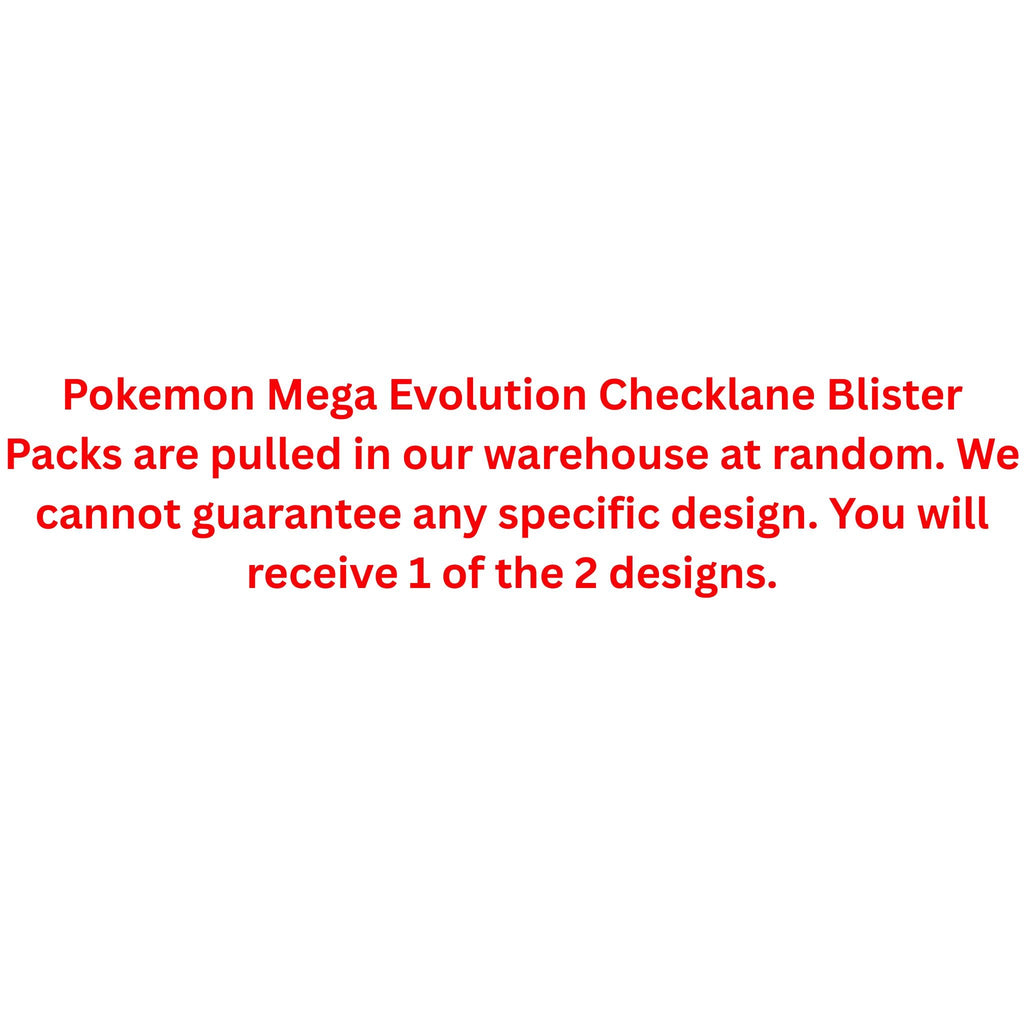 Pokemon Mega Evolution Checklane Blister Pack