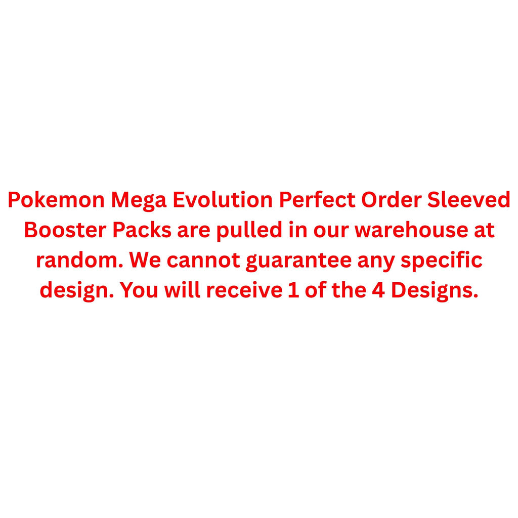 Pokemon Mega Evolution Perfect Order Sleeved Booster Pack