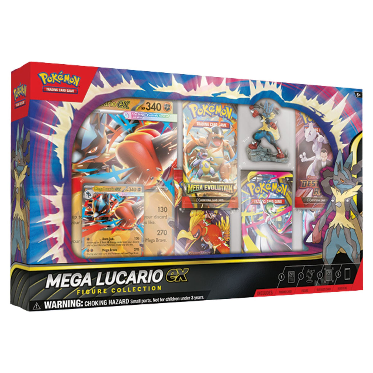 Pokemon Mega Lucario Ex Figure Collection Box