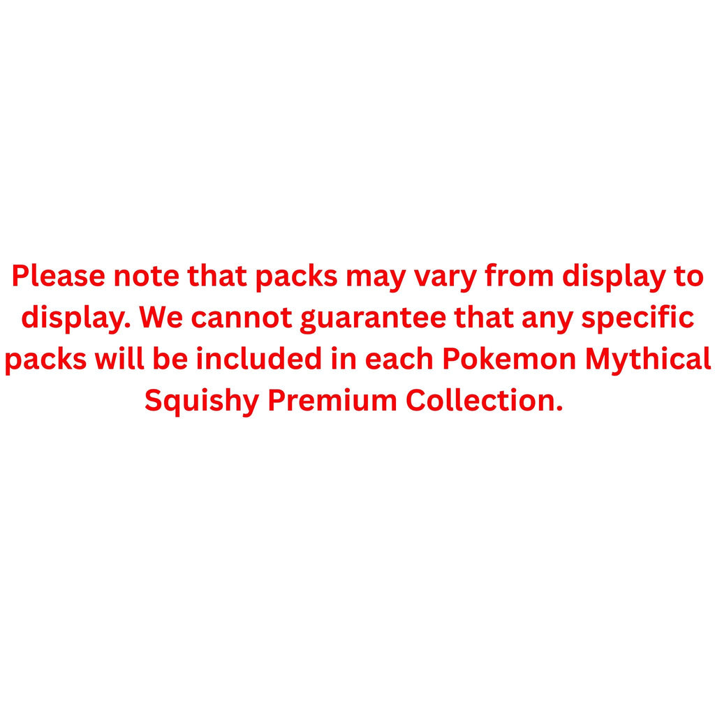 Pokemon Mythical Squishy Premium Collection