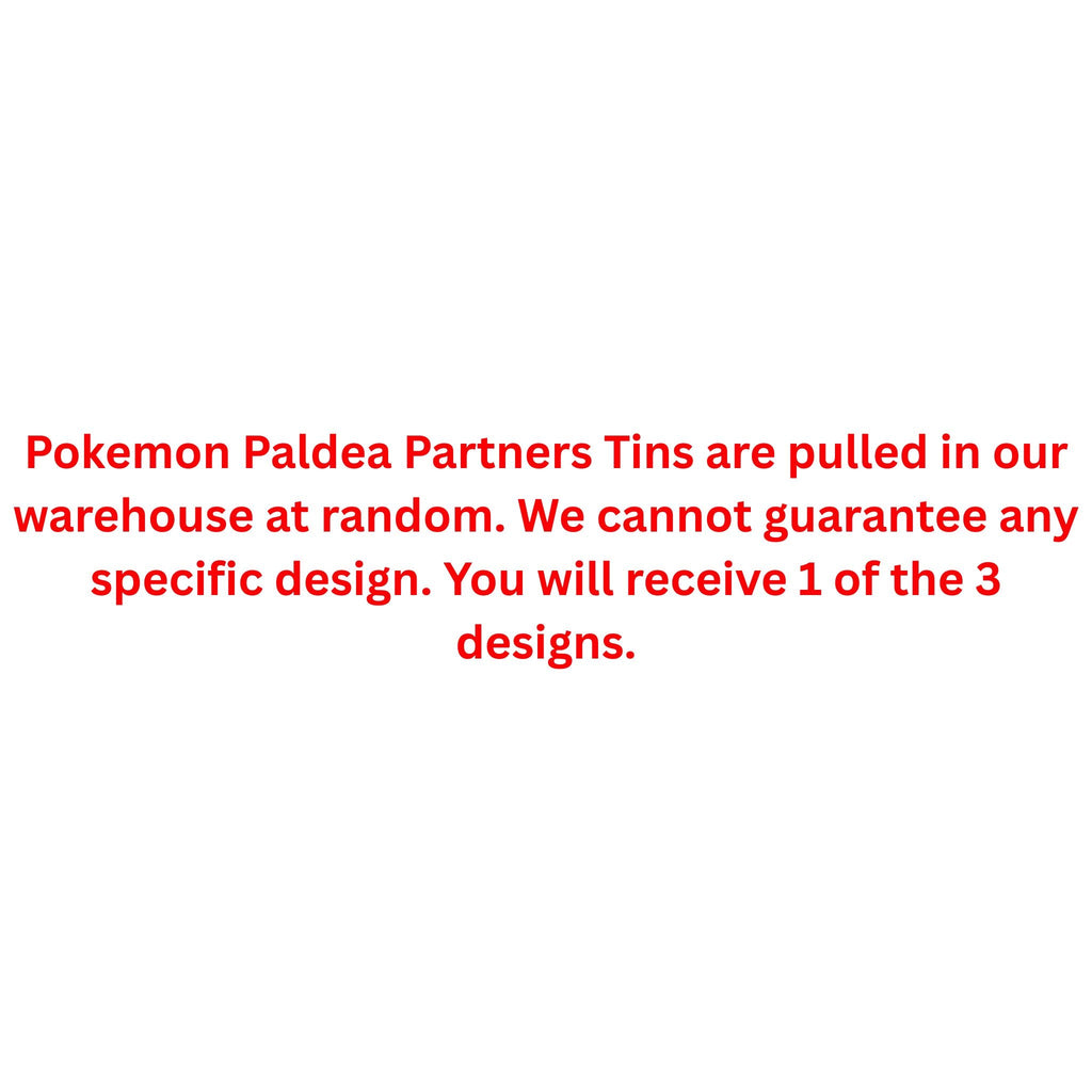 Pokemon Paldea Partners Tin