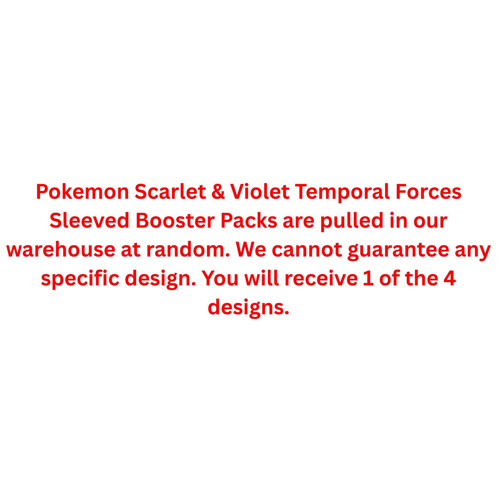 Pokemon Scarlet & Violet Temporal Forces Sleeved Booster Pack
