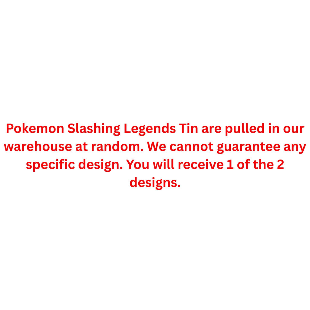 Pokemon Slashing Legends Tin